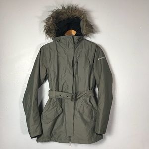 columbia belted jacket